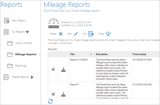 Using report configurations