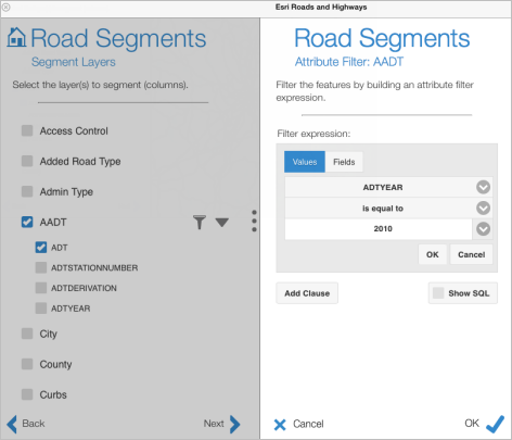 Adding an attribute filter